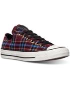 Converse Women's Chuck Taylor Ox Plaid Casual Sneakers From Finish Line