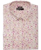 Bar Iii Men's Slim-fit Stretch Easy Carel Print Dress Shirt, Only At Macy's