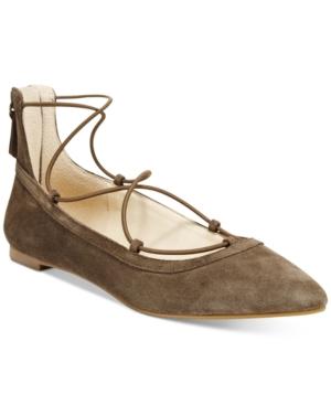 Inc International Concepts Women's Zachh Lace-up Flats, Only At Macy's Women's Shoes