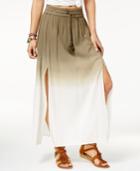 American Rag Printed Double-slit Maxi Skirt, Only At Macy's