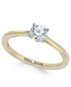 Idealmark Certified Diamond Solitaire Engagement Ring In 18k Gold (1/2 Ct. T.w.)