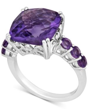 Amethyst (6 Ct. T.w.) Cocktail Ring In Sterling Silver