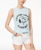 Doe Juniors' Peanuts Snoopy Caffeine Graphic Tank Top