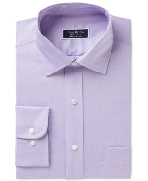 Club Room Men's Classic/regular Performance Pinpoint Dress Shirt, Created For Macy's