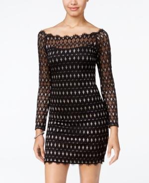 Jump Juniors' Diamond Lace Bodycon Dress