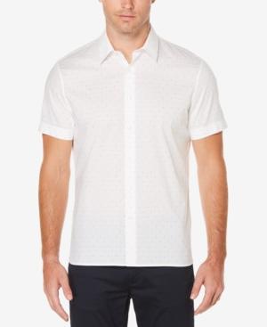 Perry Ellis Men's Dot-print Shirt