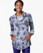 Calvin Klein Tie-dyed Cowl-neck Sweatshirt