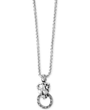 Effy Men's Panther Doorknocker Pendant Necklace In Sterling Silver