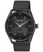 Citizen Men's Drive From Citizen Eco-drive Black Mesh Stainless Steel Bracelet Watch 42mm