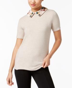 Weekend Max Mara Vadier Embellished Polo Top