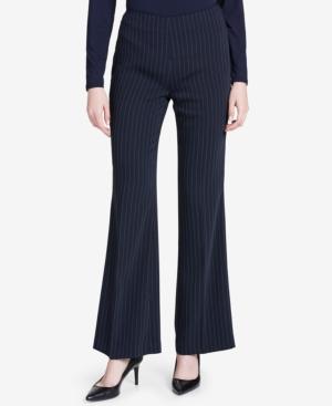 Calvin Klein Flared Pinstripe Pants