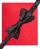 Alfani Spectrum Gable Plaid Ii Pre-tied Bow Tie And Pocket Square Set, Only At Macy's