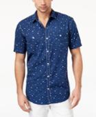 Inc International Concepts Men's Speckle-print Seersucker Shirt, Created For Macy's