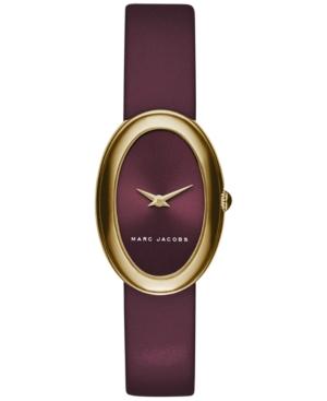 Marc Jacobs Women's Cicely Burgundy Leather Strap Watch 31mm Mj1456