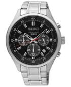 Seiko Men's Special Value Chronograph Stainless Steel Bracelet Watch 43mm
