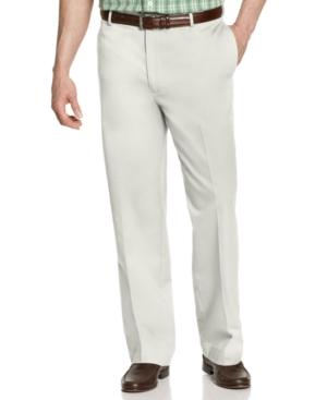 Izod Big And Tall Wrinkle Free Legacy Chino Flat Front Pants