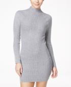 Material Girl Juniors' Ribbed Mock-turtleneck Sweater Dress, Only At Macy's