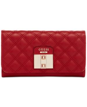 Guess Rebel Roma Large Flap Organizer Clutch