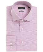 Boss Men's Regular/classic-fit Geometric Cotton Dress Shirt
