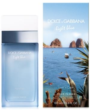 Dolce & Gabbana Light Blue Le Islands Capri Eau De Toilette, 3.4 Oz