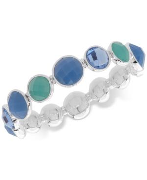 Nine West Colored Stone Stretch Bracelet