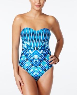 Kenneth Cole Fancy Footwork Tribal-print Swimsuit Women's Swimsuit