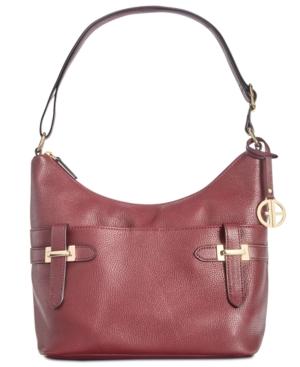 Giani Bernini Pebble Leather Bridle Hobo, Created For Macy's