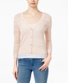 Maison Jules Open-knit Cardigan, Created For Macy's