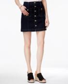 Tommy Hilfiger Button-front Denim Skirt, Only At Macy's