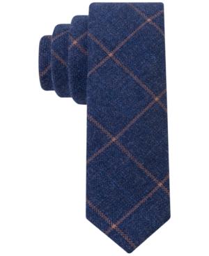 Tommy Hilfiger Indigo Grid Slim Tie