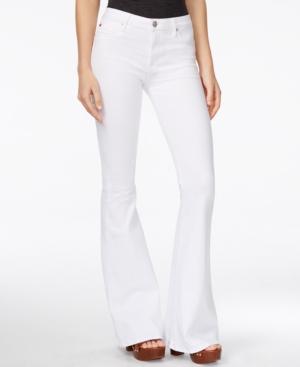 Hudson Jeans Flare-leg White Wash Jeans