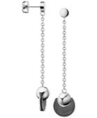 Calvin Klein Bi-color Disc Drop Earrings Kj3zbe280100