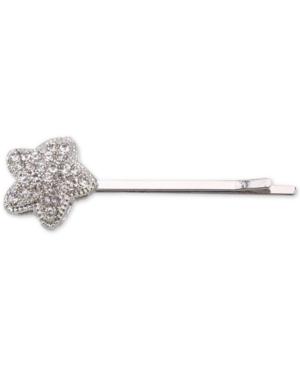 Nina Silver-tone Crystal Starfish Hair Pin