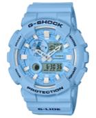 G-shock Men's Analog-digital Light Blue Resin Strap Watch 51.2mm