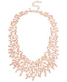 M. Haskell For Inc International Concepts Rose Gold-tone Imitation Pearl And Crystal Statement Necklace, Created For Macy's