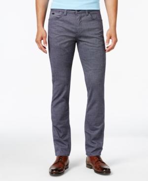 Hugo Boss Green Men's C-delaware Slim-fit Micro-dot Stretch Pants