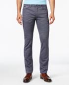 Hugo Boss Green Men's C-delaware Slim-fit Micro-dot Stretch Pants