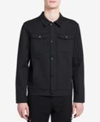 Calvin Klein Men's Slim-fit Premium Knit Trucker Jacket