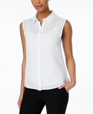 Tommy Hilfiger Sheer Checked Shirt