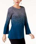 Alfani Metallic Ombre Sweater, Created For Macy's