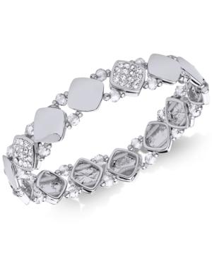 Nine West Polished Pave Stretch Bracelet