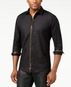 Inc International Concepts Nowlan Metallic-trim Shirt, Only At Macy's