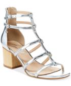 Nanette By Nanette Lepore Rebecca Strappy Block Heel Sandals Women's Shoes