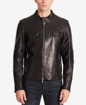 Boss Men's Mercedes-benz Leather Jacket