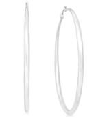 Inc International Concepts Silver-tone Large Hoop Earrings, Created For Macy's