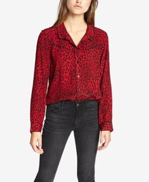 Sanctuary Joni West Leopard-print Shirt