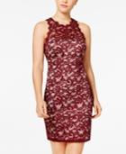Sequin Hearts Juniors' Sequined Lace Bodycon Dress, Created For Macy's
