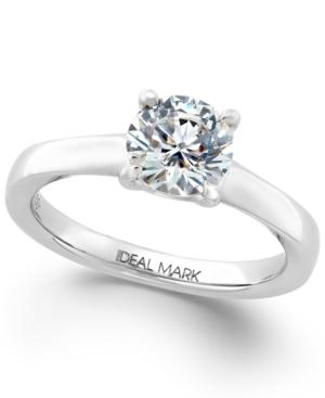 Idealmark Certified Diamond Solitaire Engagement Ring In Platinum (1-1/2 Ct. T.w.)