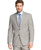 Shaquille O'neal Light Grey Plaid Jacket