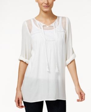 Kut From The Kloth Split-neck Peasant Tunic